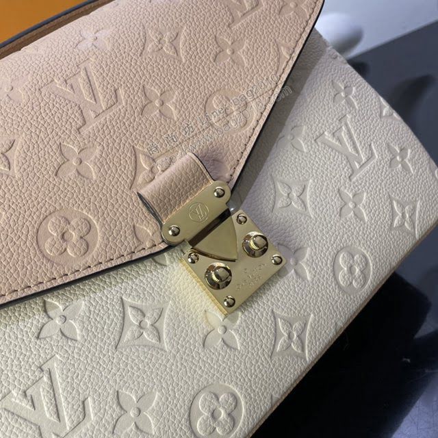 lv新款包包 路易威登Pochette Metis手袋 Monogram Empreinte皮革 lv女士斜挎包  ydh3944